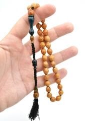 USTA İŞİ SİSTEMLİ BEYZİ KESİM KREM RENGİ SIKMA KEHRİBAR TESBİH 073