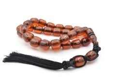 MAKROME SİSTEMLİ KAPSÜL KESİM ÇUBUK MALZEME SARI SIKMA KEHRİBAR TESBİH 114