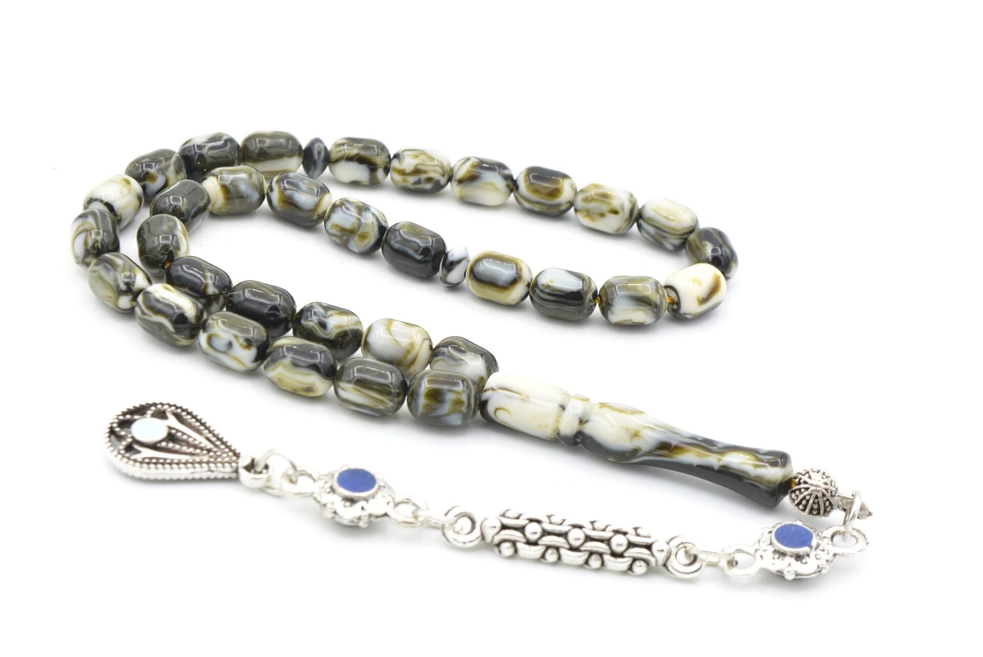 Kapsül Kesim Bilek Boy Yeşil Beyaz Beyrut Kehribar Tesbih