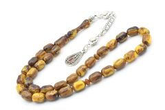 Kapsül Kesim Günlük Boy Sarı Kahverengi Beyrut Kehribar Tesbih