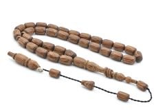 Murat Akbulut İmzalı Kahverengi Abanoz Ağacı Tesbih