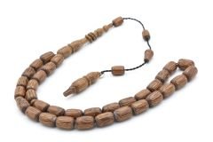 Murat Akbulut İmzalı Kahverengi Abanoz Ağacı Tesbih