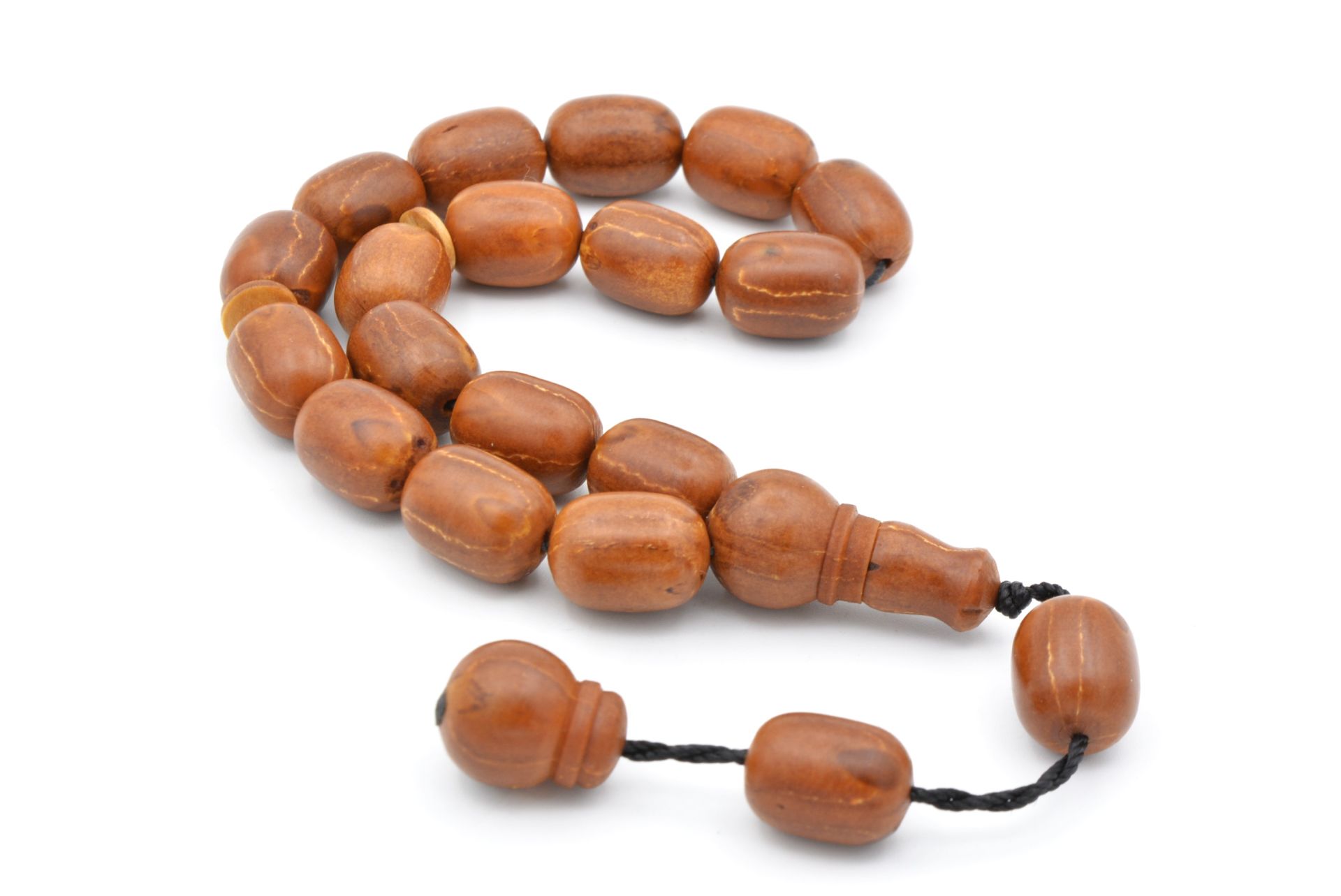 Sistemli İri Boy Kapsül Kesim Andız Ağacı Efe Maskot Tesbih