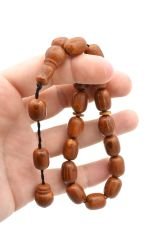 Sistemli İri Boy Kapsül Kesim Andız Ağacı Efe Maskot Tesbih