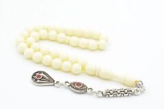 Küre Kesim Bilek Boy Beyaz Beyrut Kehribar Tesbih