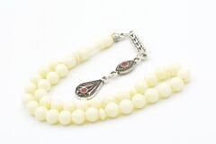 Küre Kesim Bilek Boy Beyaz Beyrut Kehribar Tesbih