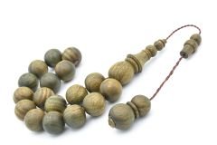 Usta İşi Sistemli Küre Kesim Pelesenk Ağacı Efe Maskot Tesbih