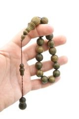 Usta İşi Sistemli Küre Kesim Pelesenk Ağacı Efe Maskot Tesbih