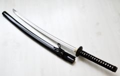 103 Cm Paslanmaz Çelik Siyah Samurai Kılıcı Katana