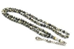 Küre Kesim 99 luk Yeşil Beyaz Beyrut Kehribar Tesbih