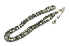 Küre Kesim 99 luk Yeşil Beyaz Beyrut Kehribar Tesbih