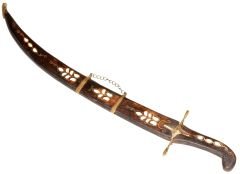 86 Cm Dekoratif El İşi Sedef İşlemeli Kılıç