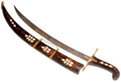 86 Cm Dekoratif El İşi Sedef İşlemeli Kılıç