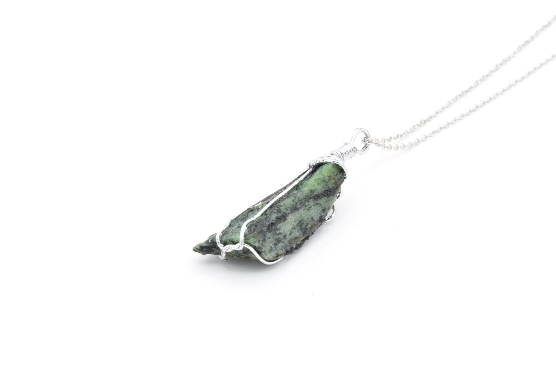 HAKİKİ DOĞAL ANYOLİT KOLYE UCU (RUBY ZOİSİT) DOĞAL TAŞ 006