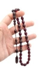 Usta İşi Sistemli Beyzi Kesim Mor Katalin Tesbih