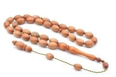 Usta İşi Sistemli Beyzi Kesim İri Boy Gergedan Ağacı Tesbih