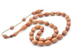 Usta İşi Sistemli Beyzi Kesim İri Boy Gergedan Ağacı Tesbih