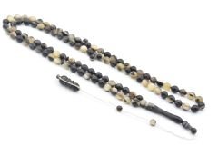 Sistemli Beyzi Kesim 99 luk Koç Boynuzu Tesbih