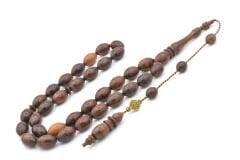 Usta İşi İmzalı Beyzi Kesim İri Boy Yılan Ağacı Tesbih