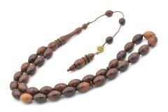 Usta İşi İmzalı Beyzi Kesim İri Boy Yılan Ağacı Tesbih