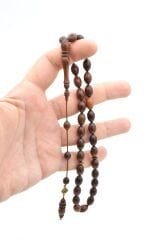 Usta İşi İmzalı Beyzi Kesim İri Boy Yılan Ağacı Tesbih