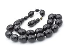 Enes Abdo İmzalı Tombul Beyzi Siyah Katalin Efe Maskot Tesbih