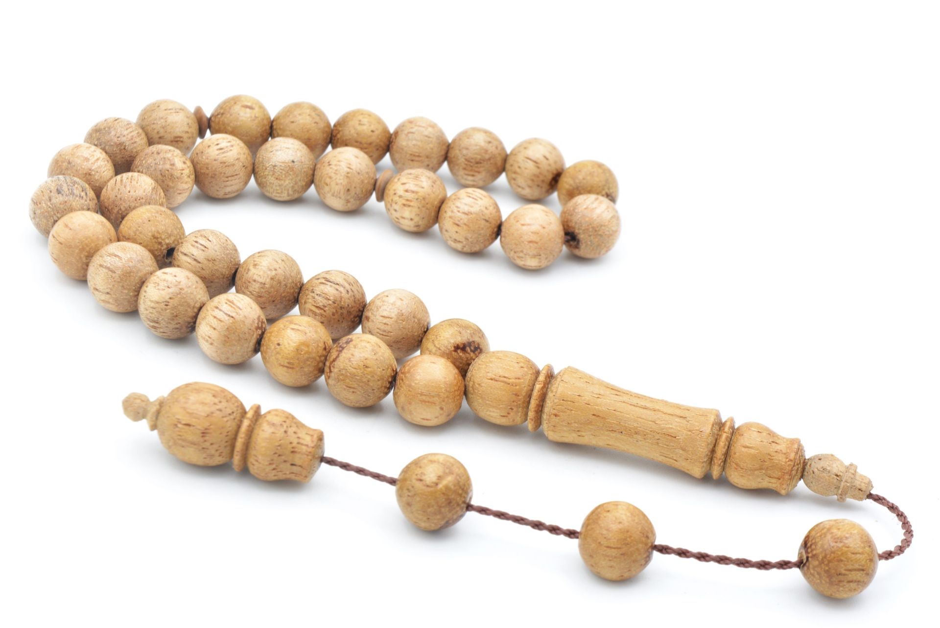 Sistemli Küre Kesim İri Boy Mango Ağacı Tesbih