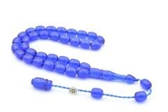 Şükrü Baba İmzalı Kapsül Bilek Boy Lacivert Katalin Tesbih