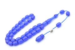 Şükrü Baba İmzalı Kapsül Bilek Boy Lacivert Katalin Tesbih