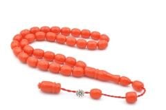 Şükrü Baba İmzalı Kapsül Bilek Boy Turuncu Katalin Tesbih