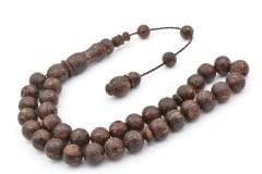 Sistemli Küre Kesim Mis Kokulu Kahve Tesbih